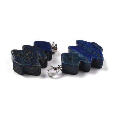 Natural Lapis Lazuli Pendants G-A203-01C-P-1
