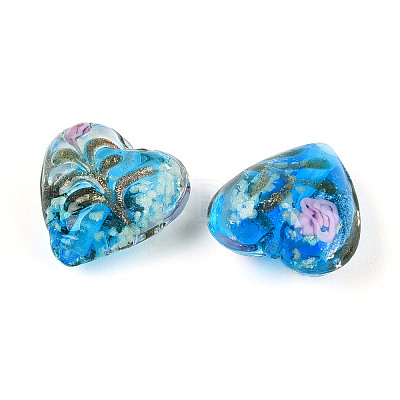50Pcs Luminous Handmade Lampwork Beads LAMP-OC0001-72-1