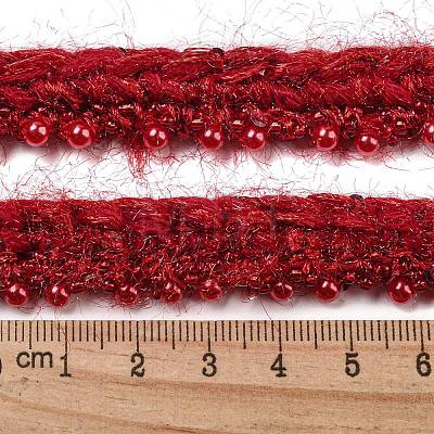 Polyester Crochet Lace Trim OCOR-Q058-25B-1