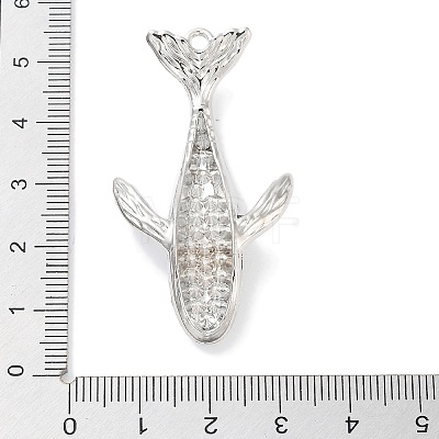 Alloy Rhinestone Pendants ALRI-S001-08-1