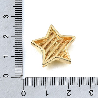 Brass Slide Charms KK-A303-46G-1