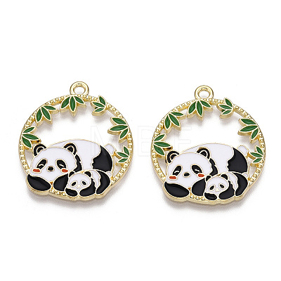 Alloy Enamel Pendants ENAM-D047-01G-04-1