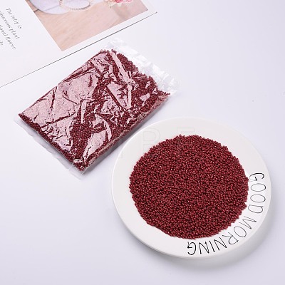 Baking Paint Glass Seed Beads SEED-S002-K14-1