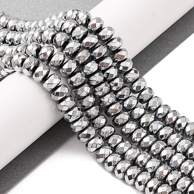 Electroplate Non-magnetic Synthetic Hematite Beads Strands G-J160-E-01-1