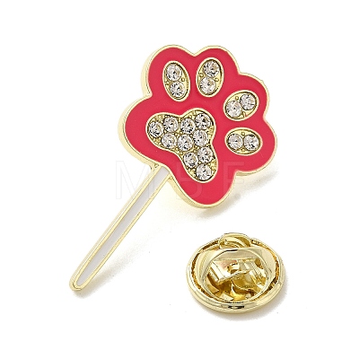 Cute Hot Pink Lollipop Enamel Pins JEWB-S025-12D-1