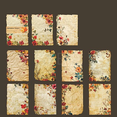 30Pcs 10 Styles Scrapbook Paper Pads PW-WGFD913-01-1