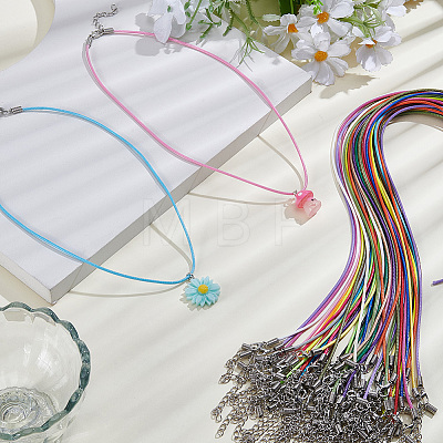 50Pcs Imitation Leather Round Cord Necklace Making NJEW-SC0001-89A-1