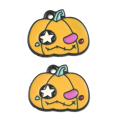 Halloween Alloy Enamel Pendants AL-CBA8744-01EB-01-1