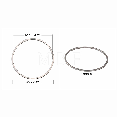 304 Stainless Steel Linking Ring X-STAS-T047-15B-1