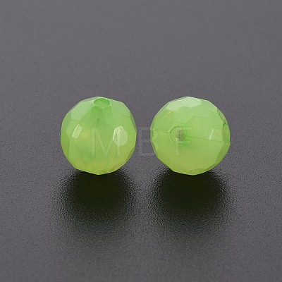 Imitation Jelly Acrylic Beads MACR-S373-97A-E06-1
