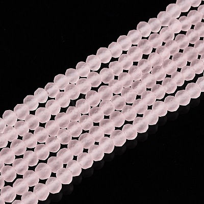 Transparent Glass Beads Strands EGLA-A044-T2mm-MD22-1