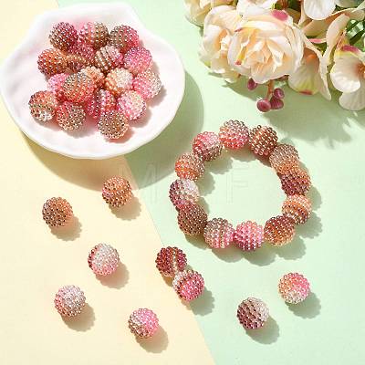 40Pcs Imitation Pearl Acrylic Beads OACR-FS0002-89A-19-1