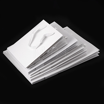 10Pcs 5 Sizes Kraft Paper Gift Shopping Bags Set ABAG-TA0002-23A-1