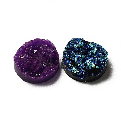 Druzy Resin Cabochons CRES-S040-12mm-M-1