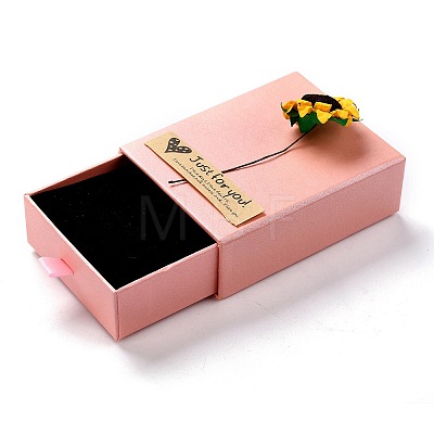 Cardboard Jewelry Box CON-WH0068-74A-03-1