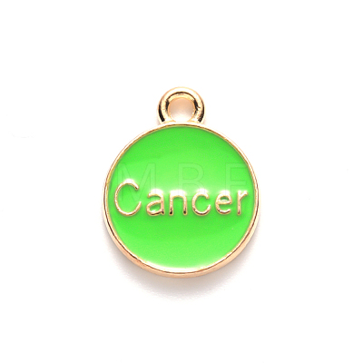 Alloy Enamel Pendants X-ENAM-S124-01A-06D-1