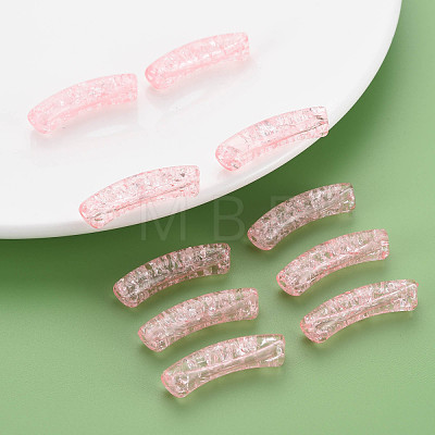 Transparent Crackle Acrylic Beads CACR-S009-001A-N26-1