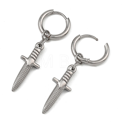 304 Stainless Steel Hoop Earrings for Women EJEW-JE07210-1
