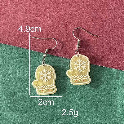 Christmas Acrylic Dangle Earrings FS-WG2A8CC-02-1