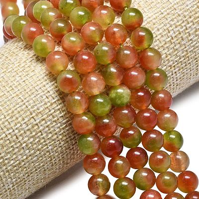 Natural Malaysia Jade Beads Strands G-L645-C01-12mm-25-1