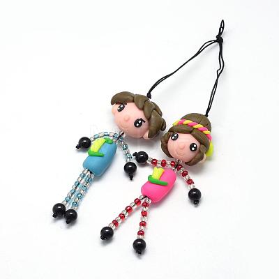 Handmade Polymer Clay Human Mobile Accessories MOBA-Q009-01-1