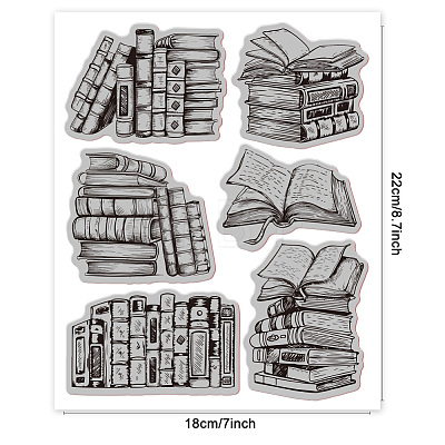 Rubber Clear Stamps DIY-WH0251-026-1