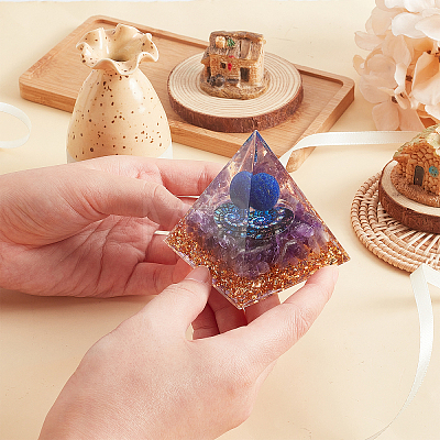 Crystal Epoxy Display Decorations DJEW-WH0034-26C-1