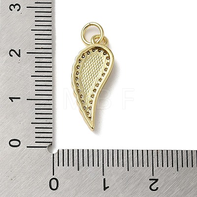 Brass Micro Pave Cubic Zirconia Pendants KK-Q808-28G-1