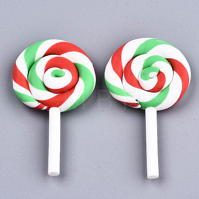 Christmas Handmade Polymer Clay Cabochons X-CLAY-T016-81A-1