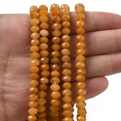 Natural Topaz Jade Bead Strands G-D344-A36-02-1