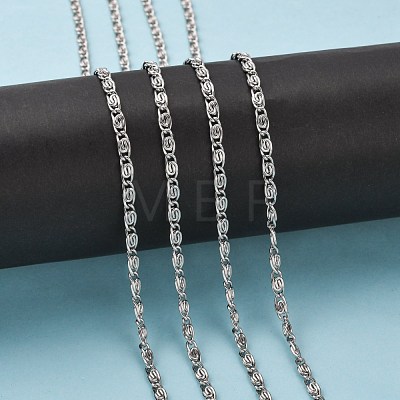 304 Stainless Steel Lumachina Chains X-CHS-R009-15-1