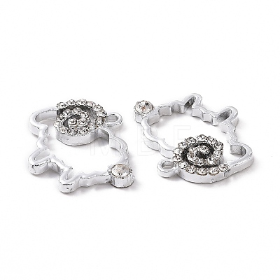 Alloy Crystal Rhinestone Pendants ALRI-C008-26P-1