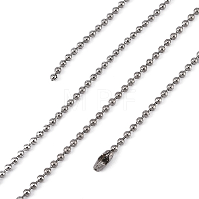 304 Stainless Steel Ball Chain Necklaces CHS-O005-B-1.5mm-1