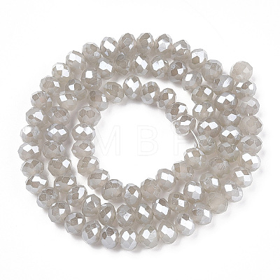 Electroplate Glass Beads Strands EGLA-A044-J4mm-A10-1