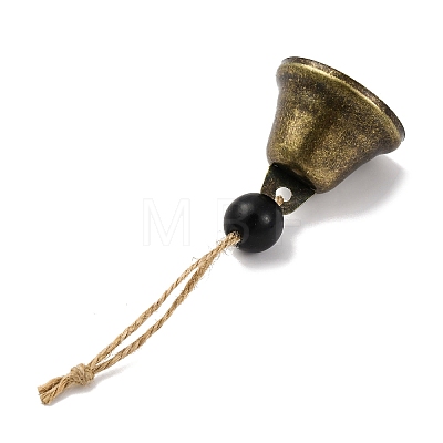 Iron Bell Hanging Ornaments HJEW-JM02439-1