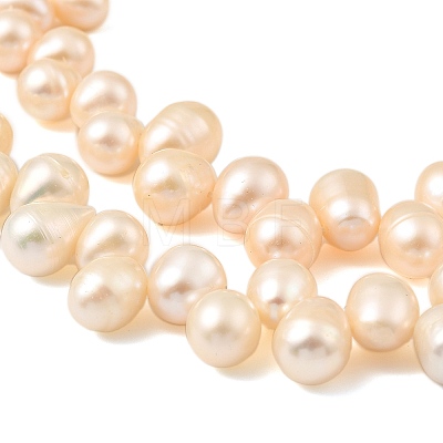 Natural Cultured Freshwater Pearl Beads Strands PEAR-I007-04E-02B-1