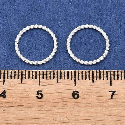 Brass Soldered Closed Jump Rings KK-K253-15E-03S-1