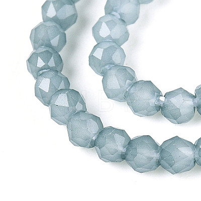 Imitation Jade Glass Beads Strands GLAA-T028-2mm-11K-1