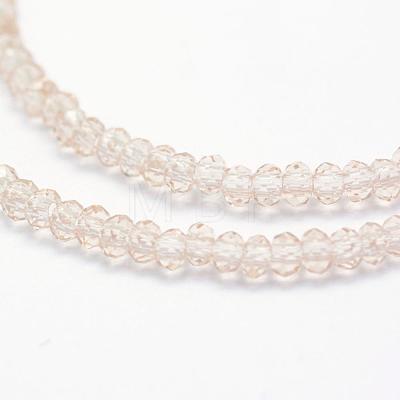 Transparent Glass Beads Strands EGLA-J144-NA04-1