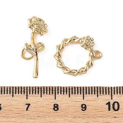 SHEGRACE Brass Toggle Clasps XGRQ5S543-850-G-1