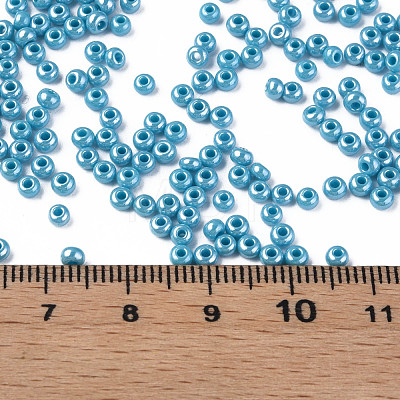 8/0 Czech Opaque Glass Seed Beads SEED-N004-003A-16-1