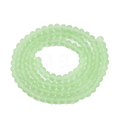 Transparent Glass Beads Strands EGLA-A044-T4mm-MD09-1