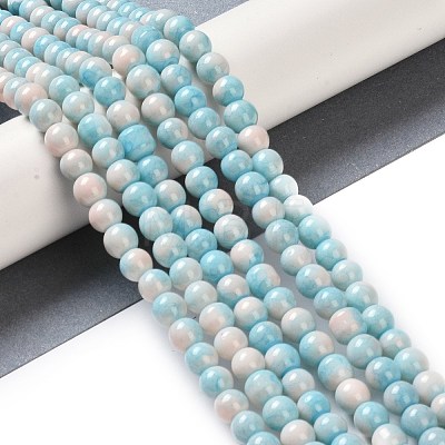 Baking Paint Glass Bead Strands GLAA-H031-01A-10-1