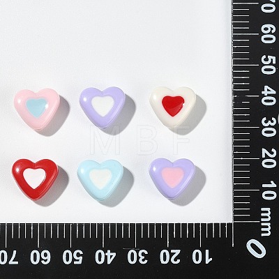 100Pcs Opaque Acrylic Beads SACR-CJ0001-25-1