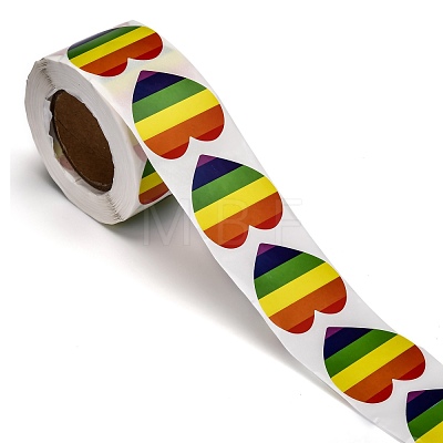 Self-Adhesive Kraft Paper Gift Tag Stickers DIY-G021-01-1