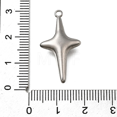 304 Stainless Steel Pendants STAS-C119-22P-1