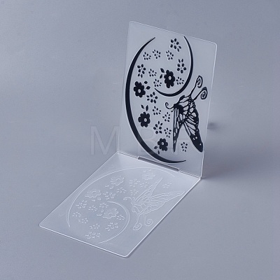 Transparent Clear Plastic Stamp/Seal X-DIY-WH0110-04I-1