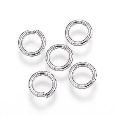 Tarnish Resistant 304 Stainless Steel Open Jump Rings STAS-E113-12P-1