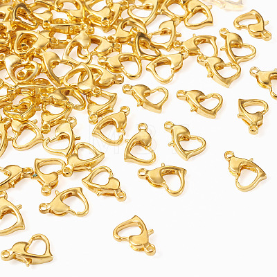 Alloy Lobster Claw Clasps FIND-TAG0001-03G-1