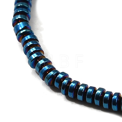 Electroplated Synthetic Non-magnetic Hematite Beads Strands G-L613-G01-01C-1